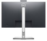 Dell C2423H, 23.8" Video Conferencing Full HD AG, IPS, 5ms, 1000:1, 250 cd/m2, (1920x1080), 99% sRGB, Pop-up webcam, 5W speakers, HDMI, DP, USB 3.2, Microphone, Height, Swivel, Tilt, Pivot, Black