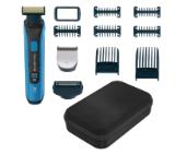 Rowenta TN6200F4, Hybrid Forever Sharp Blue Expert, beard, cordless, waterproof 3-in-1, self-sharpening blades, 100% stainless steel, minimum cutting length 0.4mm, precision setting 1mm, beard blade size 32mm, 120min autonomy, charging time 1h30min, van