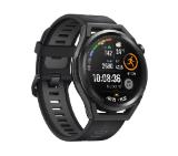 Huawei Watch GT Runner Runner-B19S, 1.43", Amoled,466x466, 4GB, BT(2.4 GHz, supports BT5.2 and BR+BLE+EDR), WR 5ATM, GPS, WiFi,NFC, Battery 451mAh, Ultra-long battery life 14 days,Harmony OS, APP Galery Black Silicone strap
