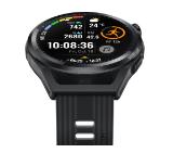 Huawei Watch GT Runner Runner-B19S, 1.43", Amoled,466x466, 4GB, BT(2.4 GHz, supports BT5.2 and BR+BLE+EDR), WR 5ATM, GPS, WiFi,NFC, Battery 451mAh, Ultra-long battery life 14 days,Harmony OS, APP Galery Black Silicone strap