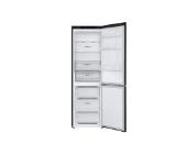 LG GBB61BLJMN, Refrigerator, Bottom Freezer, 341 l, Total No Frost, LINEAR Cooling, Multi-Air Flow, Moist Balance Crisper, Smart Diagnosis, Door Cooling+TM, Energy Efficiency E, Steel black