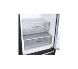 LG GBB61BLJMN, Refrigerator, Bottom Freezer, 341 l, Total No Frost, LINEAR Cooling, Multi-Air Flow, Moist Balance Crisper, Smart Diagnosis, Door Cooling+TM, Energy Efficiency E, Steel black