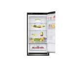 LG GBB61BLJMN, Refrigerator, Bottom Freezer, 341 l, Total No Frost, LINEAR Cooling, Multi-Air Flow, Moist Balance Crisper, Smart Diagnosis, Door Cooling+TM, Energy Efficiency E, Steel black