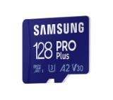 Samsung 128GB Micro SD PRO Plus + Reader, Class10, Read 160MB/s - Write 120MB/s