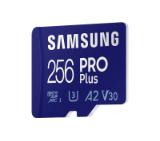 Samsung 256GB Micro SD PRO Plus + Reader, Class10, Read 160MB/s - Write 120MB/s