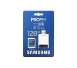 Samsung 128GB SD PRO Plus + Reader, Class10, Read 160MB/s - Write 120MB/s