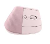 Logitech Lift Vertical Ergonomic Mouse - ROSE/DARK ROSE - EMEA