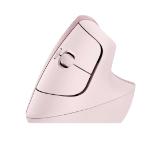 Logitech Lift Vertical Ergonomic Mouse - ROSE/DARK ROSE - EMEA