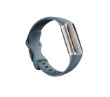 Fitbit Charge 5, Steel Blue, Platinum Stainless Steel