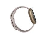 Fitbit Sense, Lunar White Soft Gold Stainless Steel
