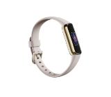 Fitbit Luxe, Soft Gold and White (with extra Charging cable & extra Peony Classic band)