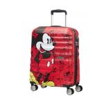 Samsonite AT 4-wheel 55cm Spinner suitcase Wavebreaker Mickey Comics Red