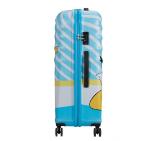 Samsonite AT 4-wheel 77cm Spinner suitcase Wavebreaker DONALD BLUE KISS