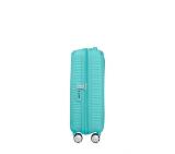 Samsonite Soundbox Spinner (4 wheels) 55cm Exp Poolside Blue