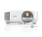 BenQ EW800ST, Short Throw, Wireless Android-based Smart Projector, DLP, WXGA (1280x800), 16:10, 3300 Lumens, 20000:1, Speaker 2W, USB Reader for PC-Less Presentations, Built-in Firefox, LAN, BT 4.0, Dual Band WiFi, 3D, Lamp 200W, up to 15000 hrs, White