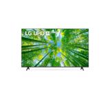 LG 50UQ80003LB, 50" 4K IPS UltraHD TV 3840 x 2160, DVB-T2/C/S2, webOS Smart TV, ThinQ AI, Quad Core Processor 4K, WiFi 802.11ac, HDR10, HLG, ALLM / HGiG,  AI Sound, Voice Controll, Wi-Di, Miracast / AirPlay 2,  HDMI, CI, LAN, USB, Bluetooth, 2 pole Stand