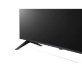 LG 50UQ80003LB, 50" 4K IPS UltraHD TV 3840 x 2160, DVB-T2/C/S2, webOS Smart TV, ThinQ AI, Quad Core Processor 4K, WiFi 802.11ac, HDR10, HLG, ALLM / HGiG,  AI Sound, Voice Controll, Wi-Di, Miracast / AirPlay 2,  HDMI, CI, LAN, USB, Bluetooth, 2 pole Stand
