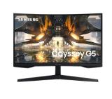 Samsung 27AG550A 27" Curved Odyssey G55A, VA, 165 Hz, 1 ms (MPRT), 250 cd/m2, 3000: 2560x1440, Mega DCR, ,AMD FreeSync Premium, Display Port, HDMI, Black