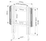 Neomounts by NewStar Screen Wall Mount (fixed, ultra thin, VESA 200x200)