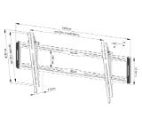 Neomounts by NewStar Screen Wall Mount (tilt, VESA 800x400)