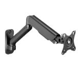 Neomounts wall mounted gas spring monitor arm (3 pivots VESA 100x100)