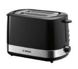 Bosch TAT7403, Compact Toaster, 800 W, Auto power off, Lifting high, Black