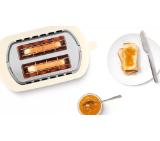 Bosch TAT7407, Compact Toaster, 800 W, Auto power off, Lifting high, Beige