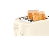 Bosch TAT7407, Compact Toaster, 800 W, Auto power off, Lifting high, Beige