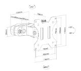 Neomounts by NewStar Screen Pole Clamp/Truss Mount 1 pivot VESA 100x100 (pole diameter 28-60 mm)