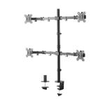 Neomounts by NewStar Flat Screen Desk Mount (clamp/grommet) for 4 Screens