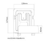 Neomounts by NewStar Universal Mediabox Mount 32-46 mm. depth (also suited for Apple TV)