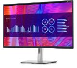 Dell P3223DE, 31.5" Wide LED AG IPS Panel, 5ms, 1000:1, 350 cd/m2, 2560x1440, 99% Srgb, HDMI, DP, USB-C hub, USB 3.2 Gen 1, RJ45, ComfortView, Height, Pivot, Swivel, tilt, Black