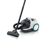 Bosch BGC21HYG1, SER4 Bagless vacuum cleaner ProHygienic, 550 W, 2.0 L, 76 dB(A), White