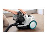 Bosch BGC21HYG1, SER4 Bagless vacuum cleaner ProHygienic, 550 W, 2.0 L, 76 dB(A), White