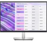 Dell P2423, 23.8" WUXGA LED, IPS Anti-Glare, 5ms, 1000:1, 300 cd/m2, 1920x1200, 99% sRGB, 5xUSB 3.2, HDMI, Display Port, DVI, VGA, Height Adjustable, Pivot, Swivel, Tilt, Black