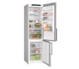 Bosch KGN39VIBT SER6 FS fridge-freezer NoFrost, C, 203/60/66cm, 363 l (260+103), 35 dB(B), VitaFresh XXL, 0° drawer, Metal Backwall with Multi Airflow,  Flex Interior, Intelligent Inverter Technology, Black ColorGlass, HC ready