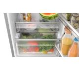 Bosch KGN39VIBT SER6 FS fridge-freezer NoFrost, C, 203/60/66cm, 363 l (260+103), 35 dB(B), VitaFresh XXL, 0° drawer, Metal Backwall with Multi Airflow,  Flex Interior, Intelligent Inverter Technology, Black ColorGlass, HC ready