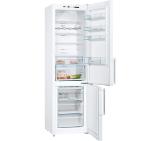 Bosch KGN39VWEQ SER4 FS fridge-freezer NoFrost, E, 203/60/66cm, 368 l (279+89), 39 dB(C), VitaFresh, handles, white