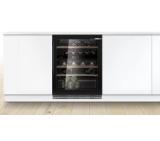 Bosch KUW21AHG0 SER6 Wine cooler with glass door, G, 82.0 cm x 60.0 cm x 56.0 cm, Number of shelves - 5, Capacity for bottles of 750 ml - 44, Number of temperature zones - 2, Temperature range (° C) - 5-20 ° C, 38 dB (A)