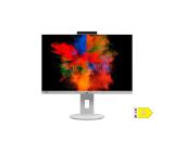 Fujitsu DISPLAY P2410 WE CAM, LED, PL,IPS, 5ms, 1000:1, 300 cd/m2, 1920x1200 16:10, 99% sRGB, 1xDPOut(Daisy Chain), 1xDP1.2,1xHDMI1.4,4xUSB, USB-C 95W, 1xGB LAN, 6-in-1 St, WebCam 2.0MP, Sp.2x2W, HAdj.150mm,Rot.90°,Tilt -5°/+35°, SAngle 345°, Marble grey