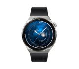 Huawei Watch GT 3 Pro 46mm, Odin-B19S, 1.43", Amoled, 466x466, PPI 326, 4GB, Bluetooth 5.2 supports BLE/BR/EDR, 5ATM, NFC, GPS, Battery 530 maAh, Black Fluoroelastomer Strap