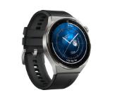 Huawei Watch GT 3 Pro 46mm, Odin-B19S, 1.43", Amoled, 466x466, PPI 326, 4GB, Bluetooth 5.2 supports BLE/BR/EDR, 5ATM, NFC, GPS, Battery 530 maAh, Black Fluoroelastomer Strap