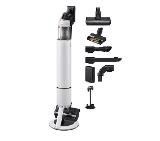Samsung VS20A95823W/GE, Wireless vacuum cleaner with All-in-one Clean Station, Bespoke Jet One Pet, Suction power 210W, Dual Brush, Pet Brush, Black chrome/Cloudy white