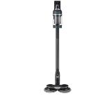 Samsung VS20A95973B/GE, Wireless vacuum cleaner with All-in-one Clean Station, Bespoke Jet One Pro Extra, Suction power 210W, Dual Brush, Spray Spinning Sweeper, Black chrome/Blue