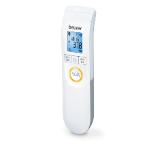 Beurer FT 95 BT non-contact thermometer, Bluetooth, Measurement of body, ambient and surface temperature, Led temperature alarm (green, yellow/ red), Displays measurements in °C and °F, Measuring distance 2/3 cm, 60 memory spaces,  Blue illuminated XL di