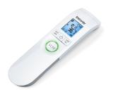 Beurer FT 95 BT non-contact thermometer, Bluetooth, Measurement of body, ambient and surface temperature, Led temperature alarm (green, yellow/ red), Displays measurements in °C and °F, Measuring distance 2/3 cm, 60 memory spaces,  Blue illuminated XL di
