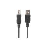 Lanberg USB-A (M) -> USB-B (M) 2.0 cable 3m, black ferrite
