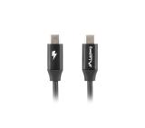 Lanberg USB-C M/M 2.0 cable 1.8m Quick Charge 4.0, black