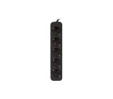 Lanberg power strip 3m, 5 sockets, french quality-grade copper cable, black