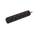 Lanberg power strip 3m, 5 sockets, french quality-grade copper cable, black